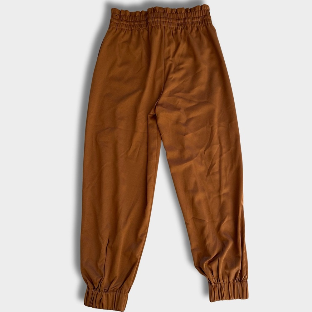 Abercrombie & Fitch Women's Track Joggers in Warm Brown - Picture 3 of 7